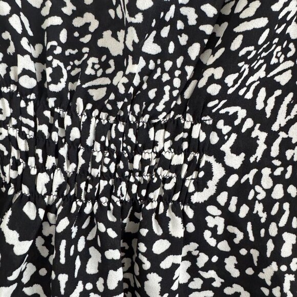 Fortune+Ivy Women Leopard Print Long Sleeve Button-Up Blouse Size S - Picture 7 of 8